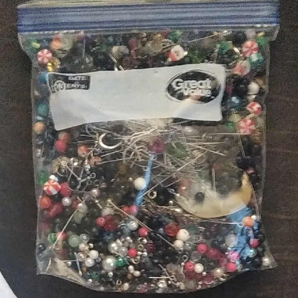 Colorful Bead and Pin Collection